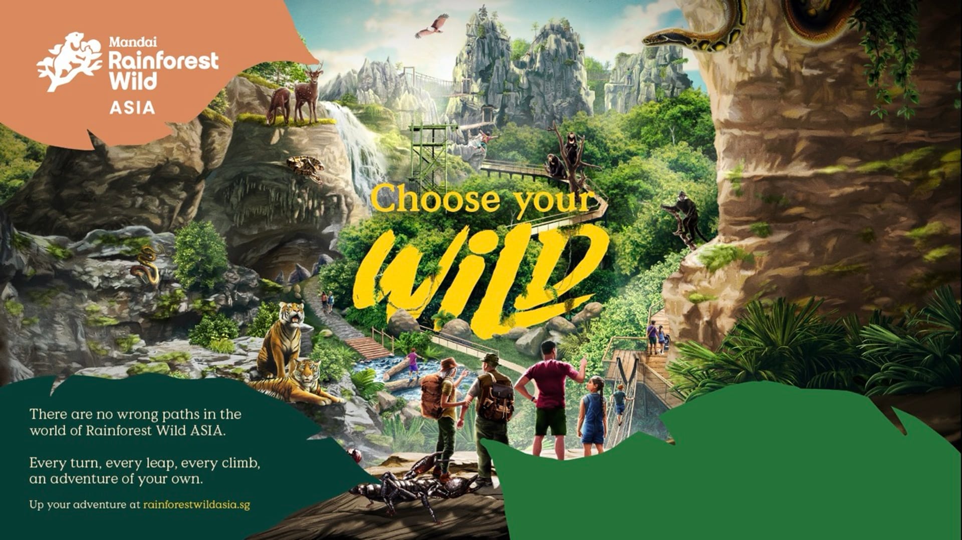 Rainforest Wild Asia Tour (Sharing Coach Tour)